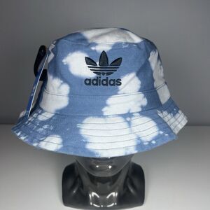 Adidas Unisex Originals Reverse Dye Bucket Hat Cap  Altered Blue OSFA New!